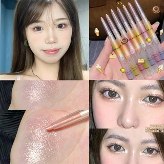 SWEET MINT Fruta Deitado Caneta De Bicho-Da-Seda Glitter Sombra De Alto Brilho Destaque Longa Duração À Prova D