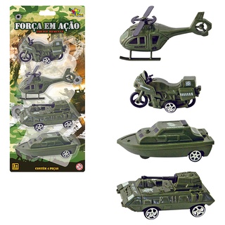 Carro de Brinquedo Carreta Didática com Helicóptero Poliplac - Up Brinquedos