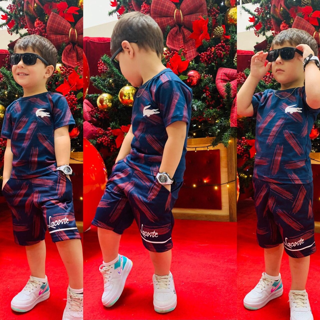 Conjunto de roupa infantil de menino Modelo 2023