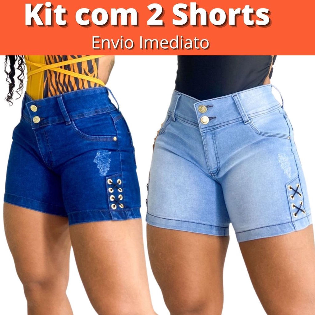 Short jeans best sale cintura alta 2018