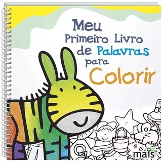 Meu Primeiro Livro de Palavras para Colorir - 120 Páginas