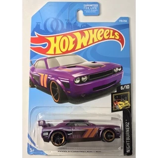 Dodge Challenger Drift Car - Nightburnerz Hot Wheels 1:64 Miniatura Esportivo