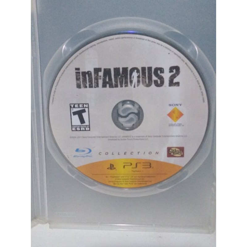 inFAMOUS - (Capa Dura) - Jogo PS3 Midia Fisica | Lojas 99