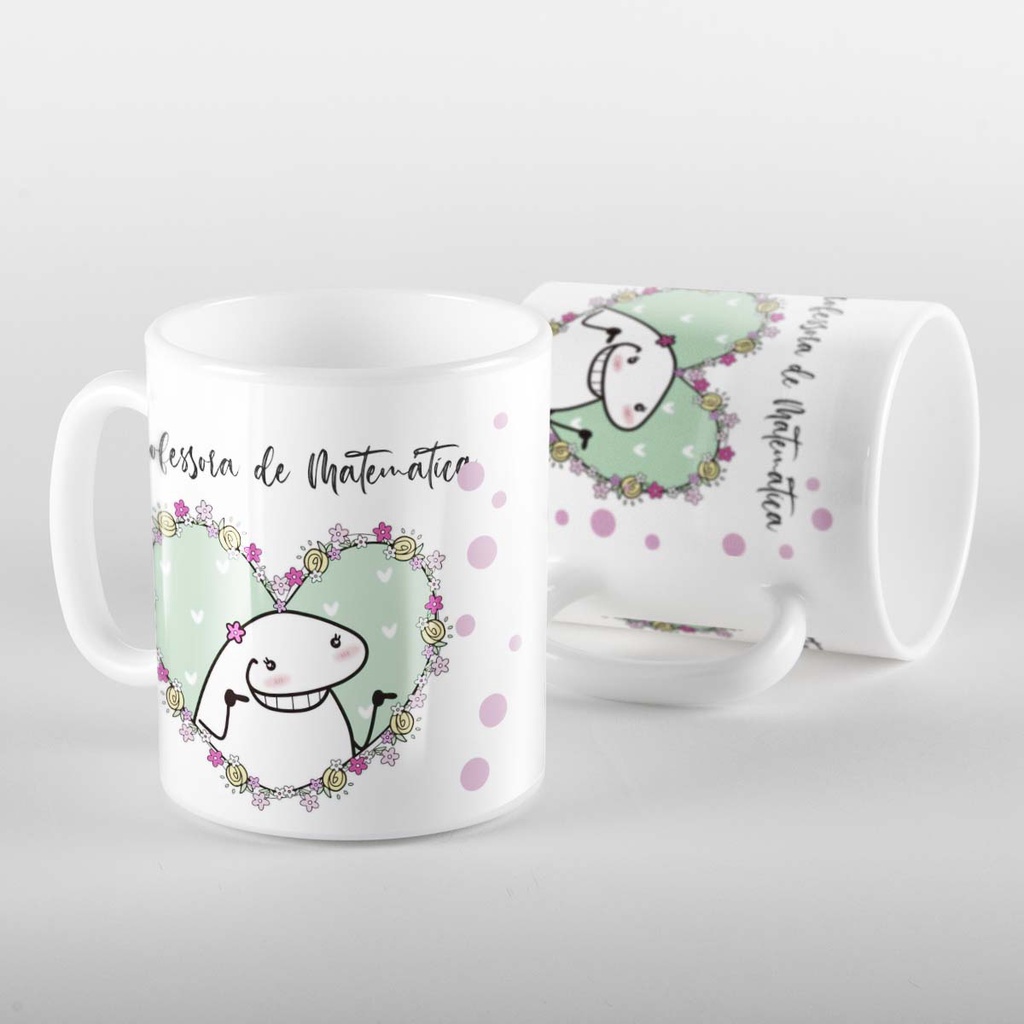 Caneca Flork professora de matemática flork meme | Shopee Brasil