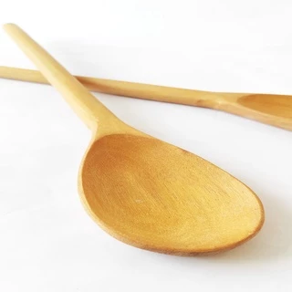 Colher de Pau Madeira Artesanal Cozinha Grande 38CM