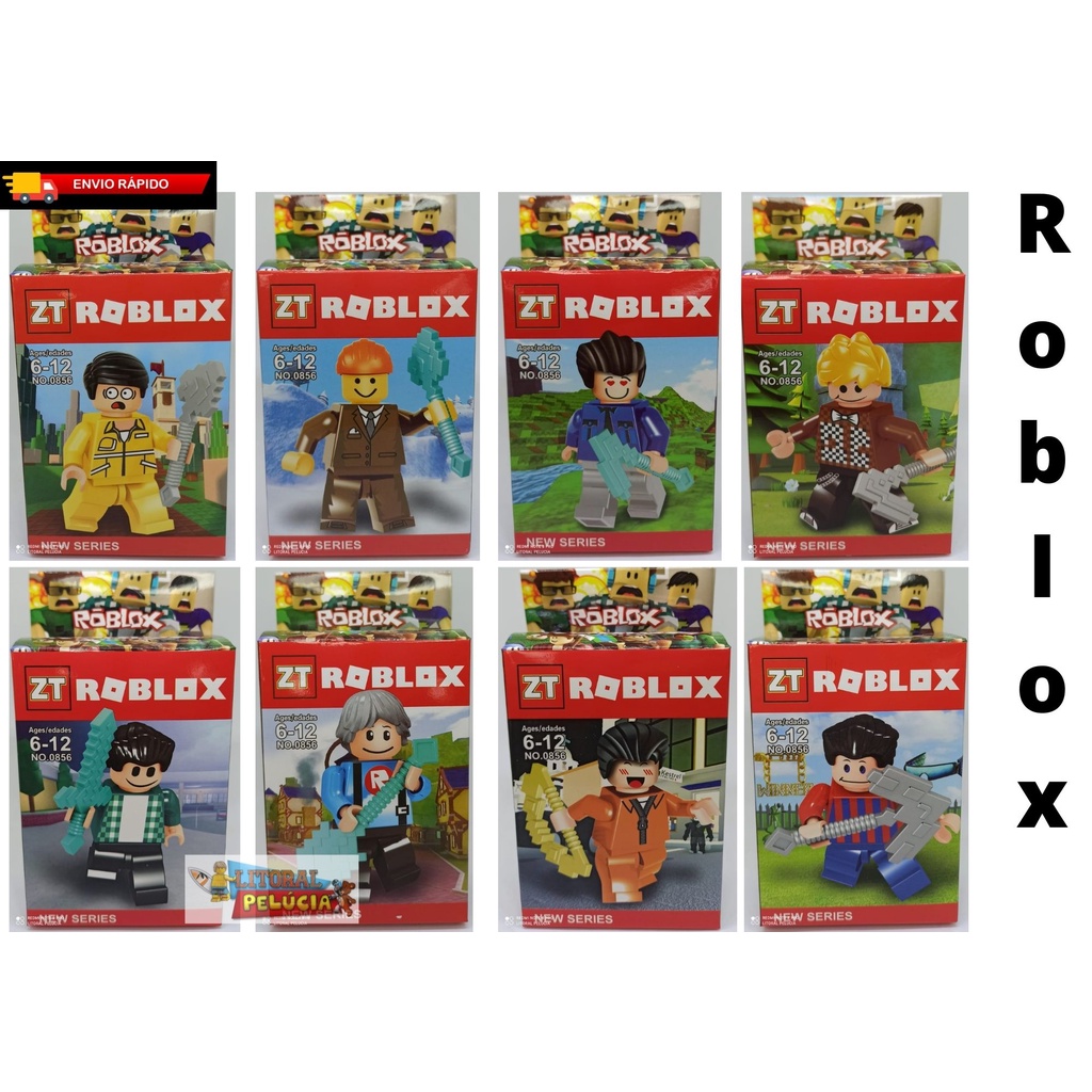 Personagens do jogo ROBLOX a partir das formas geométricas.