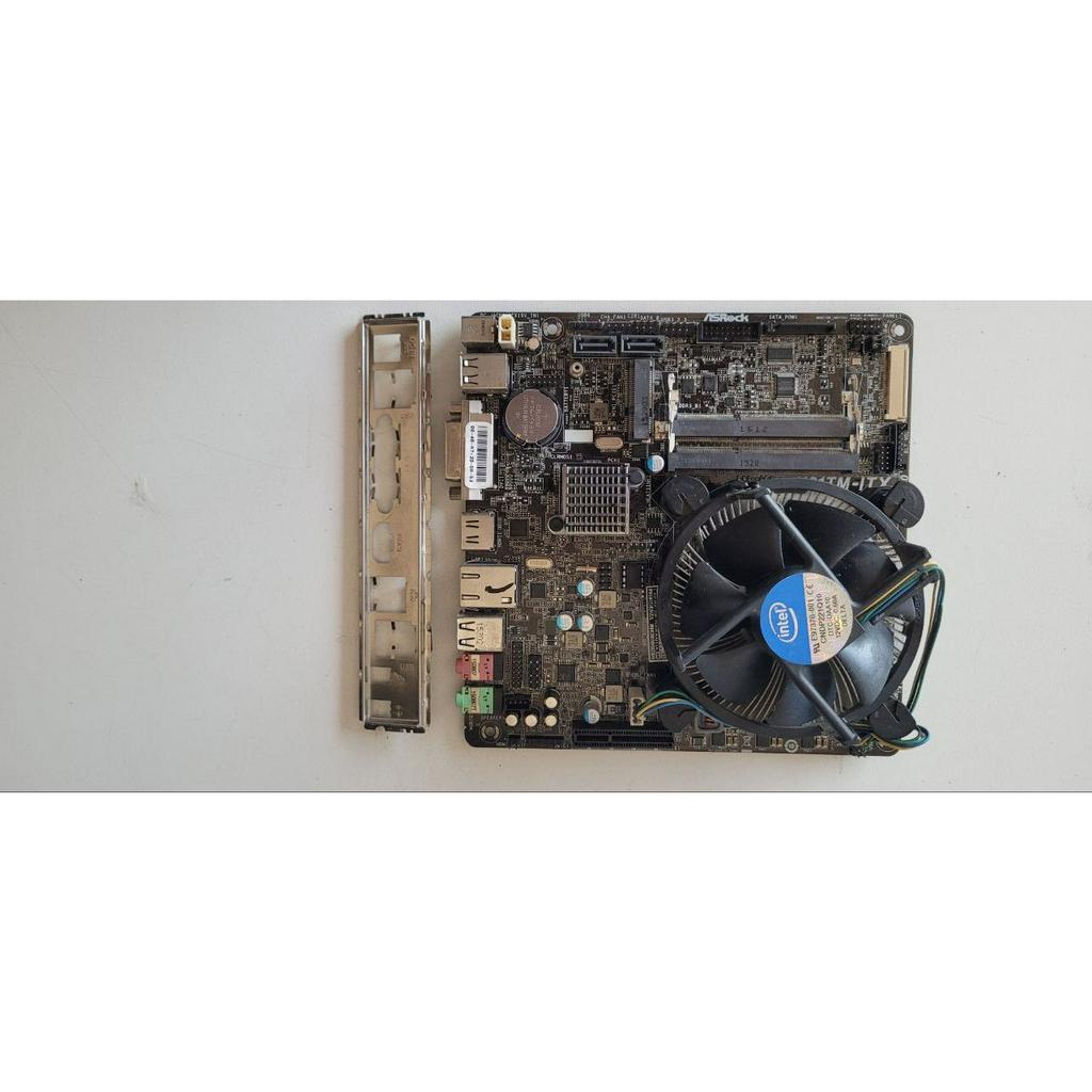 kit placa mae mini itx + proc i3 + cooler + espelho + fonte 17 x 17 cm . .