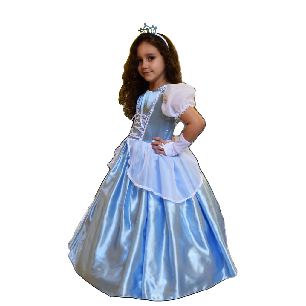 Princesa Cosplay Veste Festa Presente Cinderela Aurora Malha Bola Vestido  Fantasia de Aniversário Gg