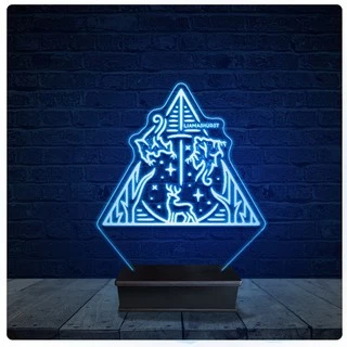 Luminária Led Acrilico Abajur - Dementadores Harry Potter 07