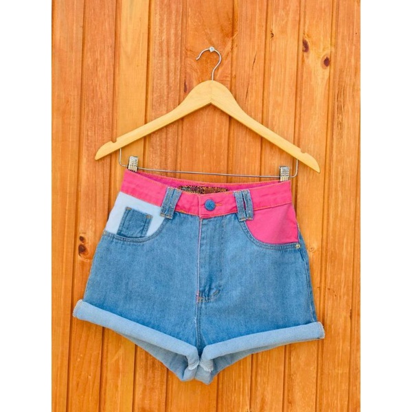 Short feminino hot sale colorido