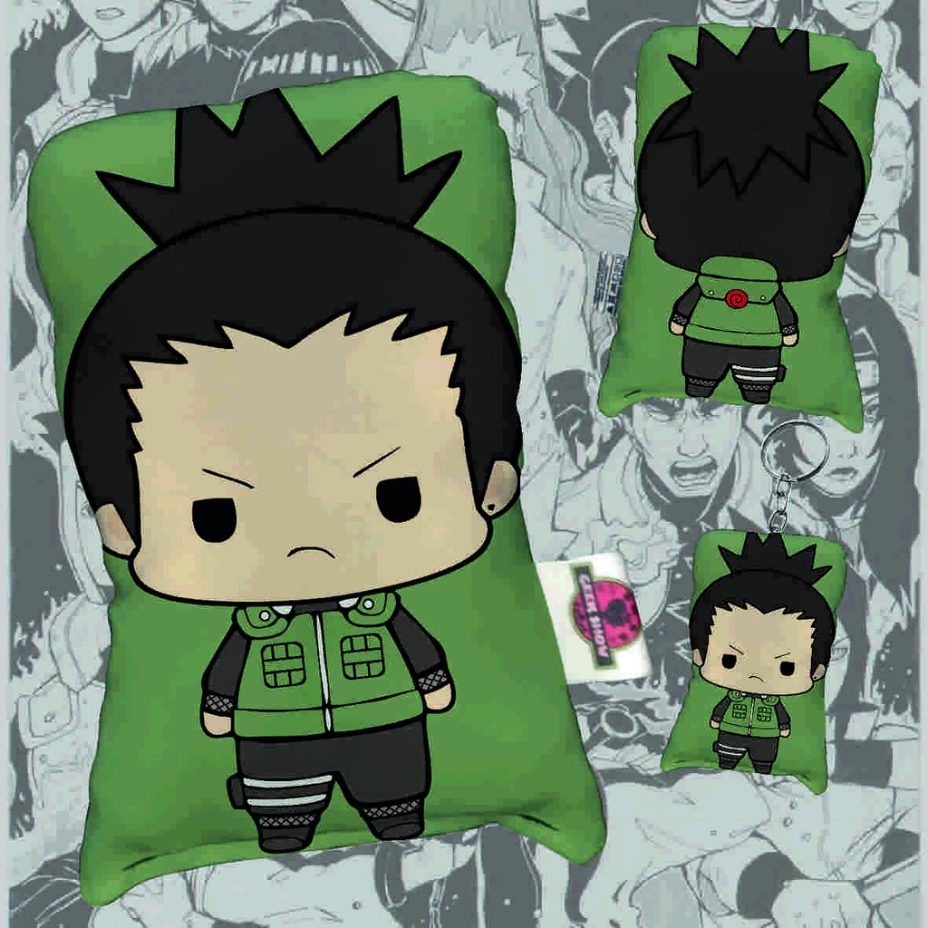 Almofada Decorativa Geek Anime Naruto - Shikamaru Nara + Brinde