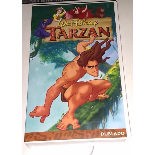 Filme Vhs Tarzan Desenho - Dublado, Filme e Série Disney Usado 48443603