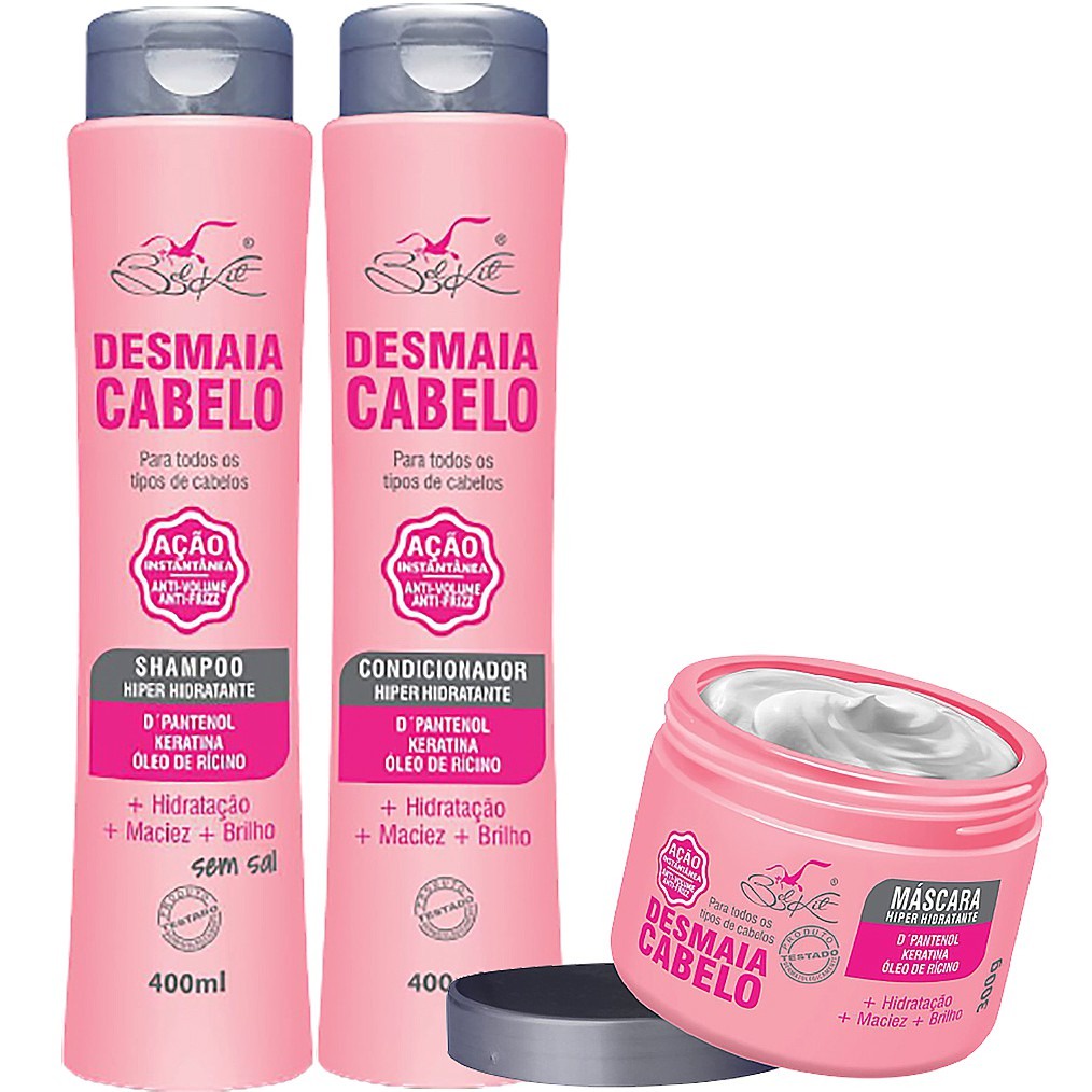 Kit Tratamento Capilar Profissional Desmaia Cabelo Shopee Brasil