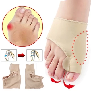 Separador De Dedo Do Pé Hallux Valgus Bunion Corretor De Palmilhas Ortopédicas Ajustador De Polegar Sapatos Confortáveis Meias