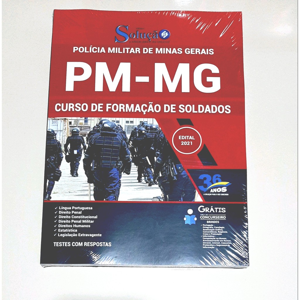 Concurso PM MG, Penal Militar