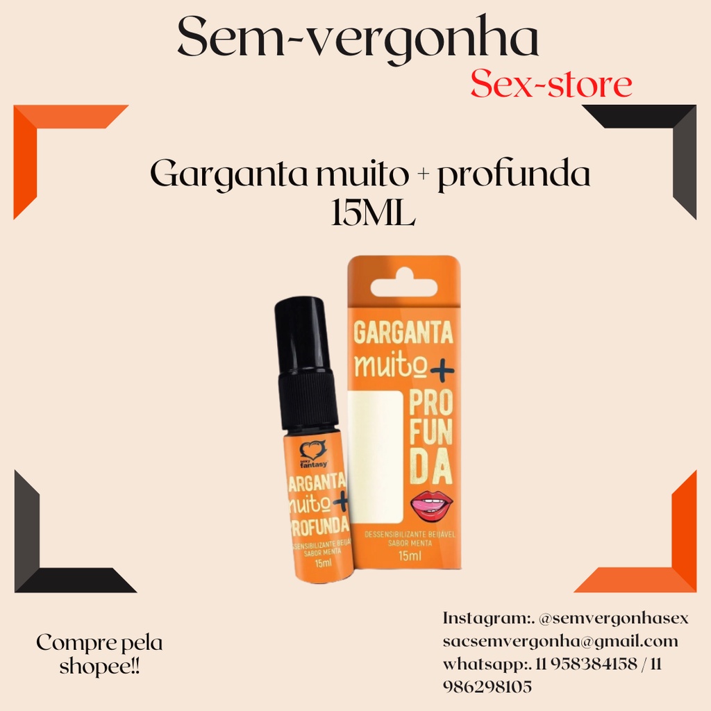 Garganta muito + profunda | Shopee Brasil