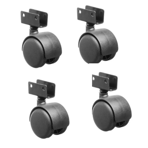 Rodinha Giratoria P/ Mesas Criado Mudos Mesas 16mm Kit 4un