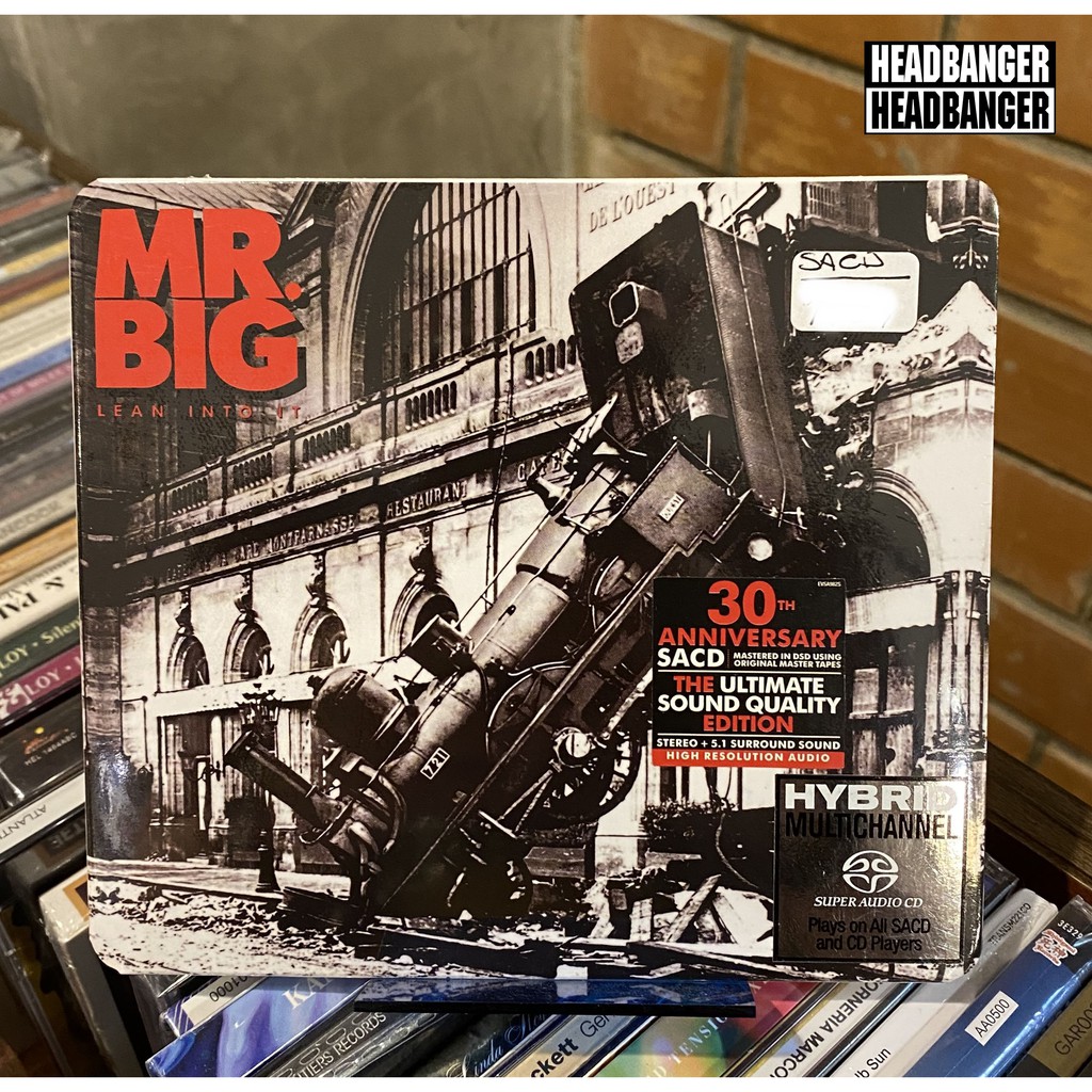 SACD Mr. Big – Lean Into It LACRADO Importado Hybrid Multichannel  Remastered 30th Anniversary