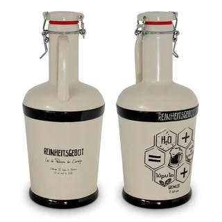 Garrafão Growler Para Cerveja Ou Chopp Ceraflame Gourmet Lei da Pureza 2L