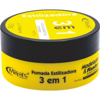 Pomada Cabelos Estilizadora 3 em 1 Anti-Frizz 150g - Mirra´s | Shopee ...