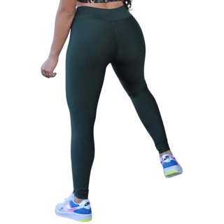 Calça Legging Levanta Bumbum Fitness Grossa Não Fica Transparente Cintura  Alta Para Academia