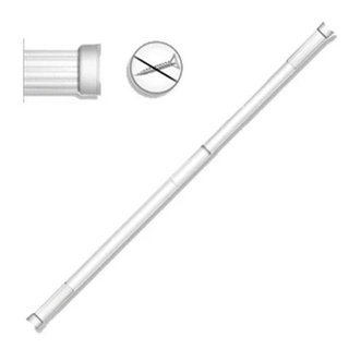 Porta Cortina Box Varão Bastão Banheiro 90cm Até 140cm Aço
