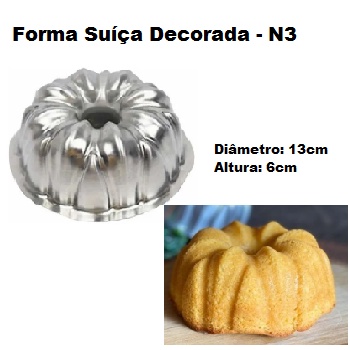 Porta Torta Decorado 6 lt