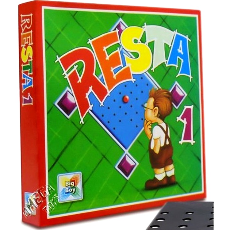 Jogo Resta 1, Pais e Filhos, 33 Peças, Multicor