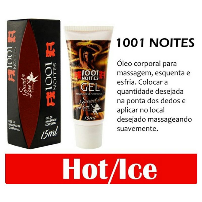 1001 Noites Gel Esquente Esfria 15ml Segred Love - Gall