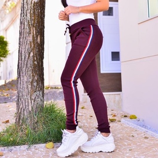 Calça moletom feminina jogger ribana cintura alta Canelada Desportiva -  Regional - Calça Esportiva - Magazine Luiza