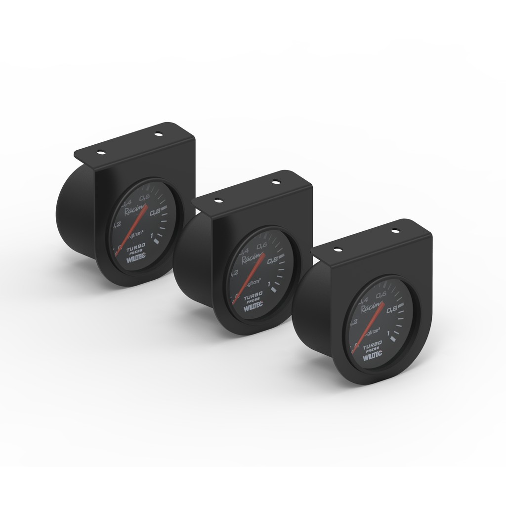 Suporte 1 relógio Manômetro 52mm Odg Cronomac Willtec Turbo Aspro
