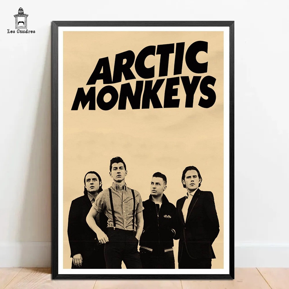 Quadro Decorativo Arctic Monkeys em MDF 28x20cm
