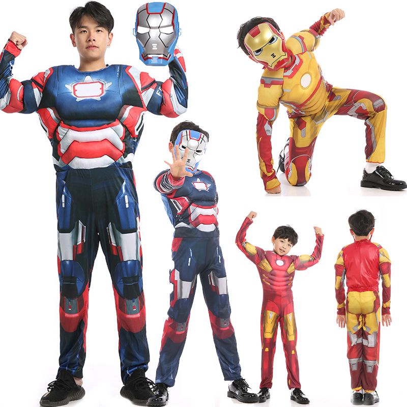 Tony Iron Man Stark Roupa De Macacão Super-Herói Adulto Cosplay ...