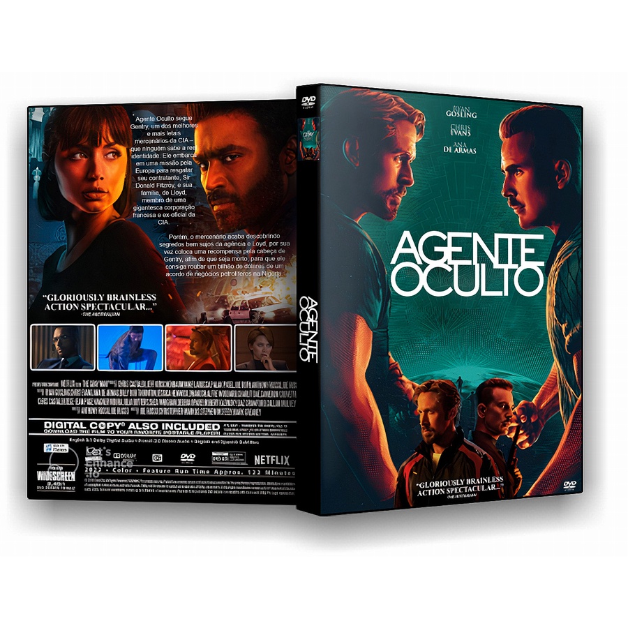 Blu-ray filme Agente Oculto - 2022 - DUBLADO E LEGENDADo - Corre Que Ta  Baratinho