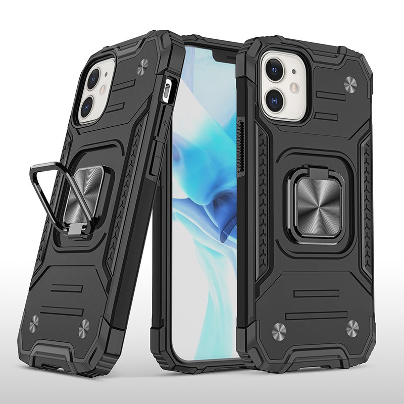 Capa Anel Gira 360 Anti Impacto para iPhone 12/ 12 Pro Tela 6.1