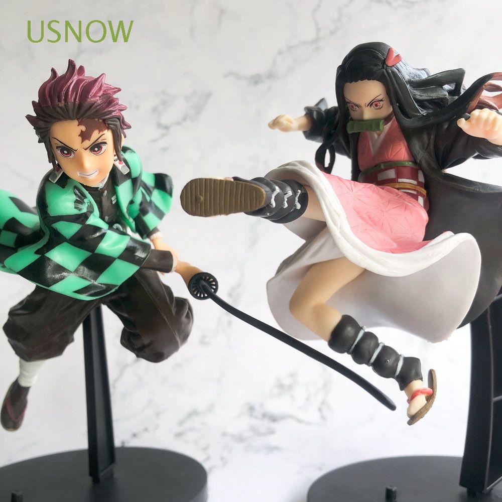 Usnow Nezuko Jumping E Combate Em Miniaturas Brinquedos Boneca Kimetsu ...