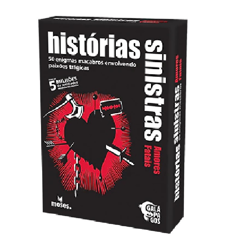 Jogo de Cartas - Histórias Assustadoras - White Stories - Galápagos