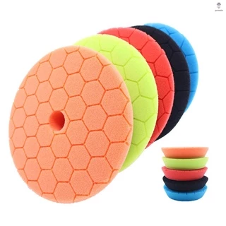 Almofadas De Polimento Lustrar 5 Pcs 6 Polegada Tamanho Grande Esponja De Espuma Carro Kit Para Buffer Polidor Composto Encerar
