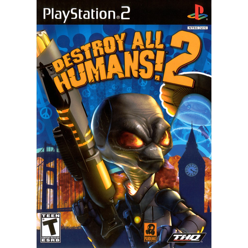 Destroy All Humans 2 jogo playstation ps2