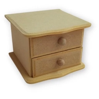Mini Gaveteiro MDF - 2 Gavetas