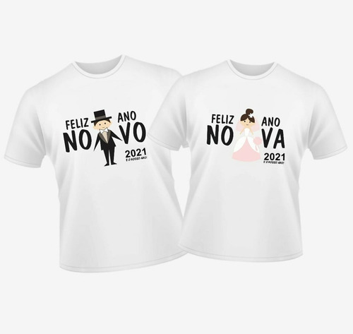 Camisa de ano 2024 novo para casal