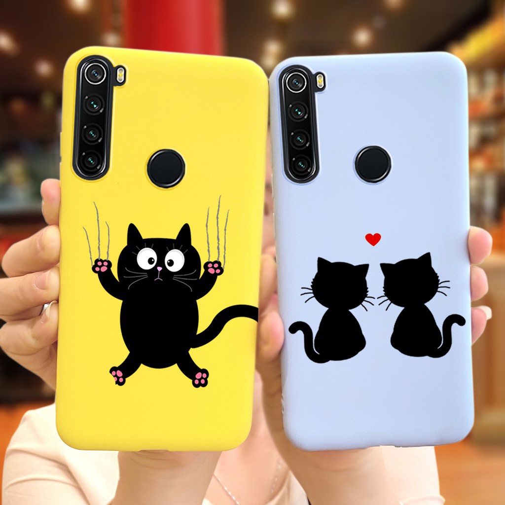 Xiaomi Redmi Note 8 / Note 8T / Note8 Pro Cute Little Cat Cartoon Candy Silicone Case Redmi Note8 Soft TPU Cover