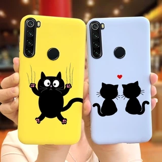 Xiaomi Redmi Note 8 / Note 8T / Note8 Pro Cute Little Cat Cartoon Candy Silicone Case Redmi Note8 Soft TPU Cover