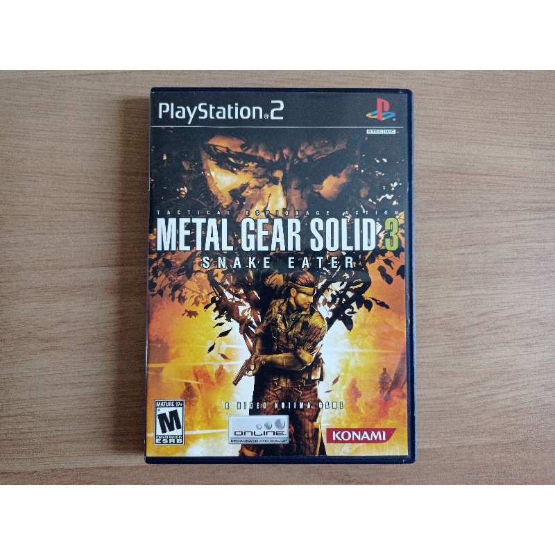 Metal Gear Solid 3 Snake Eater jogo playstation ps2