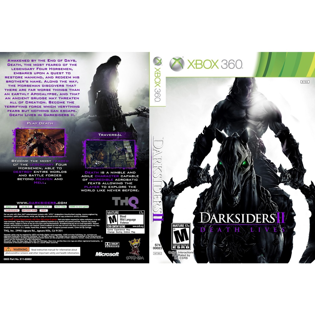 Jogo Darksiders II - Xbox 360 - MeuGameUsado