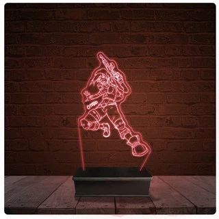 Abajur Luminária Acrílico Led - Fortnite Jogo 03