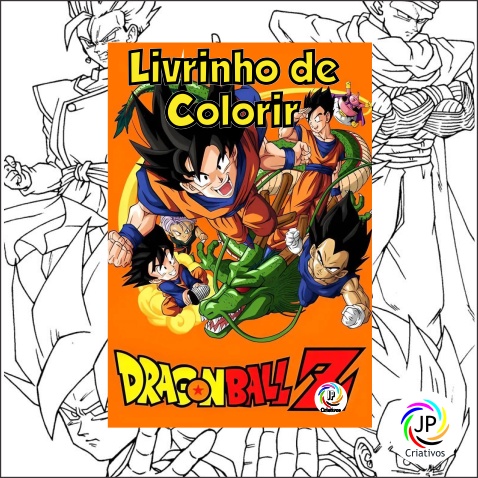 Kit Revista De Colorir- Dragon-ball