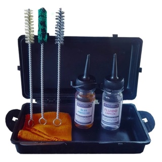 Kit Limpeza Armamento Curta- Revolver E Pistolas 38 380 9mm