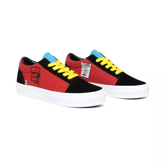 高級品市場 Sk8 vans Low 完売品 限定品 コラボ barto simpsons スニーカー ヴァンズ VANS バンズ スニーカー