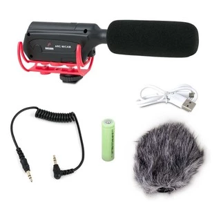 Microfone condensador Arcano ARC-MICAM p/ câmeras de vídeo
